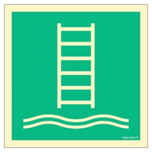 FB011 Embarkation ladder w/o text