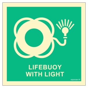 FB018 Lifebuoy with light