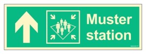 FB135 Muster station up left