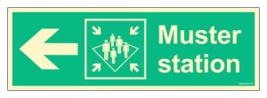 FB137 Muster station side left