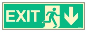FB154 EXIT down right