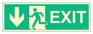 FB159 EXIT down left
