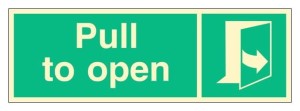 FB180 Pull right to open