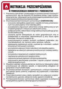 DB005 Instrukcja przeciwpożarowa w pomieszczeniach biurowych i pomocniczych