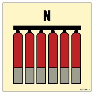 FE077 Fixed Nitrogen fire extinguishing battery