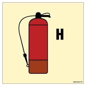 FE096 Halon fire extinguisher