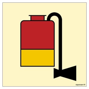 FE110 Space protected by Foam fire extinguishing system