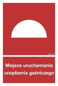 BB003 Miejsce uruchamiania urządzenia gaśniczego