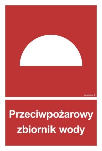 BB007 Przeciwpożarowy zbiornik wody