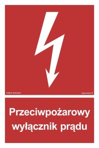 BB012 Przeciwpożarowy wyłącznik prądu
