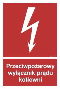 BB024 Przeciwpożarowy wyłącznik prądu kotłowni