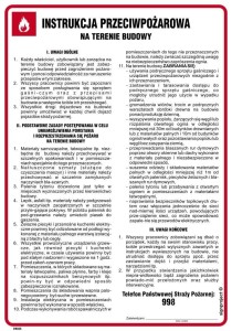 DB028 Instrukcja przeciwpożarowa na terenie budowy