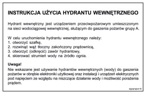 DB029 Instrukcja użycia hydrantu wewnętrznego