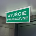 Wizualizacja - EM102 Prostokątny nośnik znaku 2D (podstropowy)