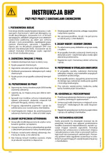 MM022 Instrukcja BHP przy pracy z substancjami chemicznymi