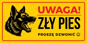 NC900 Uwaga! Zły pies