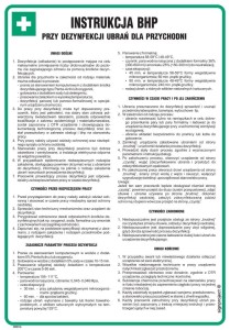 DD014 Instrukcja BHP przy dezynfekcji ubrań dla przychodni