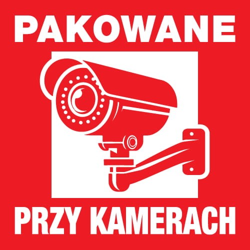 Etykieta Pakowane przy kamerach