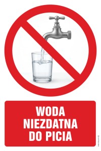 ZRZ003 Woda niezdatna do picia