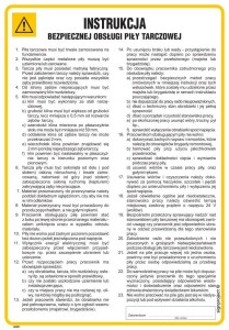 IAB02 Instrukcja bezpiecznej obsługi piły tarczowej