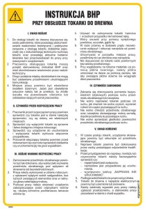 IAB04 Instrukcja BHP przy obsłudze tokarki do drewna