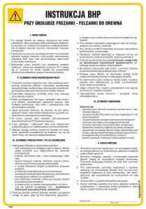 IAB08 Instrukcja BHP przy obsłudze frezarki - felcarki do drewna