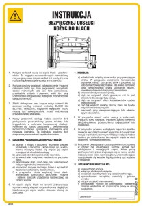 IAC02 Instrukcja bezpiecznej obsługi nożyc mechanicznych do blach