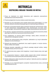 IAC04 Instrukcja bezpiecznej obsługi tokarek do metali