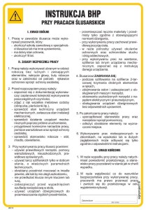 IAC13 Instrukcja BHP przy pracach ślusarskich