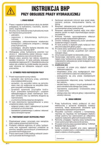 IAC17 Instrukcja BHP przy obsłudze prasy hydraulicznej