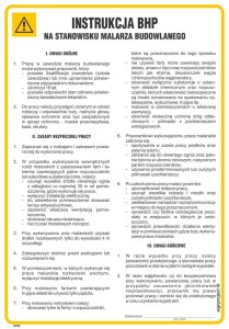 IAF05 Instrukcja BHP na stanowisku malarza budowlanego
