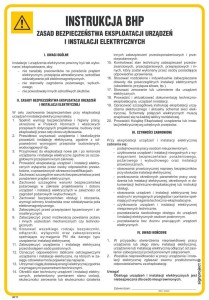 IAF17 Instrukcja ogólna zasad bezpieczeństwa eksploatacji urządzeń i instalacji elektrycznych