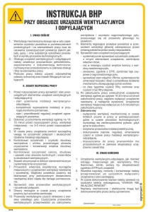 IAF25 Instrukcja BHP przy obsłudze urządzeń wentylacyjnych i odpylających