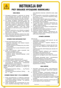IAF32 Instrukcja BHP przy obsłudze wyciągarki budowlanej