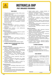 IAG01 Instrukcja BHP przy obsłudze piekarnika
