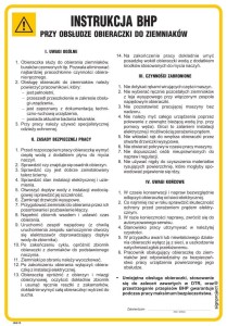 IAG13 lnstrukcja BHP przy obsłudze obieraczki do ziemniaków