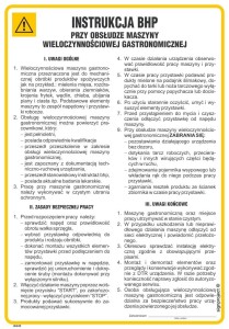IAG32 Instrukcja BHP przy obsłudze maszyny wieloczynnościowej gastronomicznej