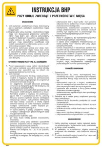 IAG54 Instrukcja sanitarna przy uboju zwierząt i przetwórstwie mięsa