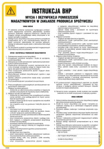 IAG63 Instrukcja BHP mycia i dezynfekcji pomieszczeń magazynowych w zakładzie produkcji spożywczej