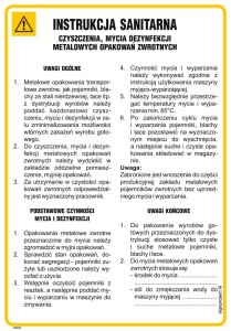 IAG66 Instrukcja BHP czyszczenia mycia i dezynfekcji metalowych opakowań zwrotnych