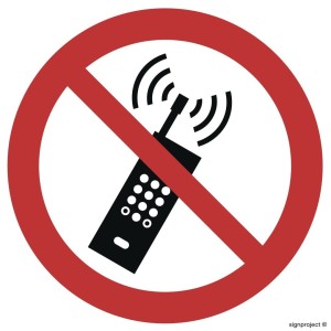 GA013 Zakaz używania telefonów komórkowych