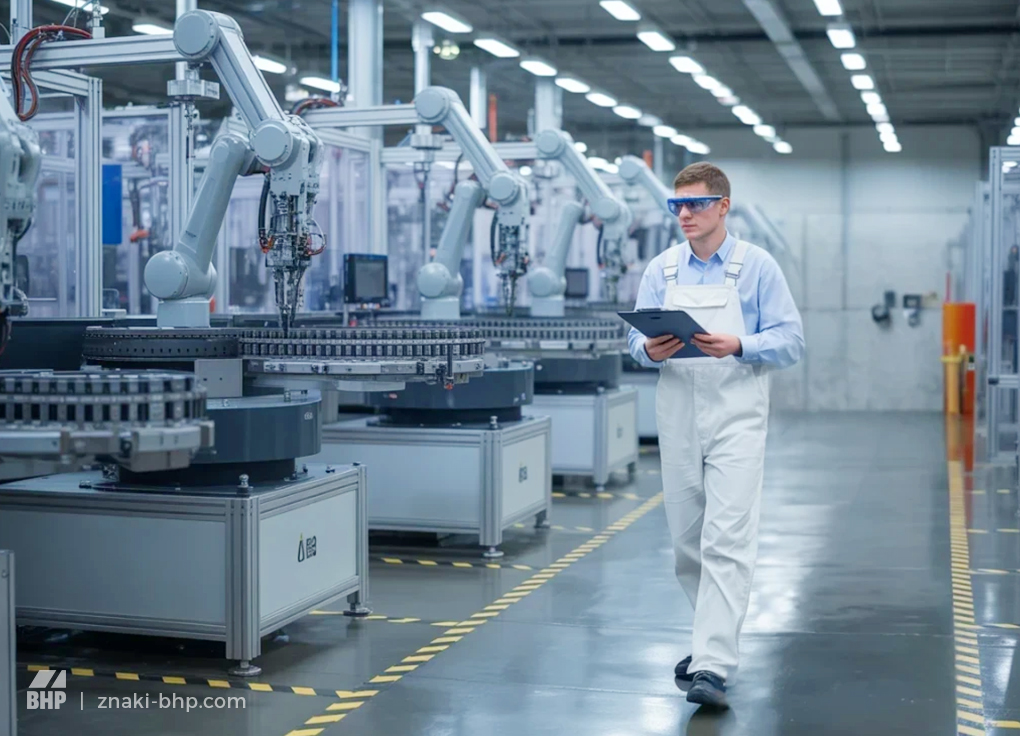 Strefy maszyn i robotów – jak je oznaczyć zgodnie z aktualnymi normami?